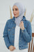 Inner Bonnet Instant Turban %95 Cotton Head Scarf Lightweight Headwear Ninja Cap, Slip on Hijab,TB-4 Grey 2