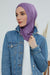 Inner Bonnet Instant Turban %95 Cotton Head Scarf Lightweight Headwear Ninja Cap, Slip on Hijab,TB-4 Purple 2