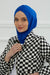 Inner Bonnet Instant Turban %95 Cotton Head Scarf Lightweight Headwear Ninja Cap, Slip on Hijab,TB-4 Sax Blue