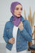 Inner Bonnet Instant Turban %95 Cotton Head Scarf Lightweight Headwear Ninja Cap, Slip on Hijab,TB-5 Purple 2