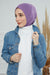 Inner Bonnet Instant Turban %95 Cotton Head Scarf Lightweight Headwear Ninja Cap, Slip on Hijab,TB-5 Purple 2