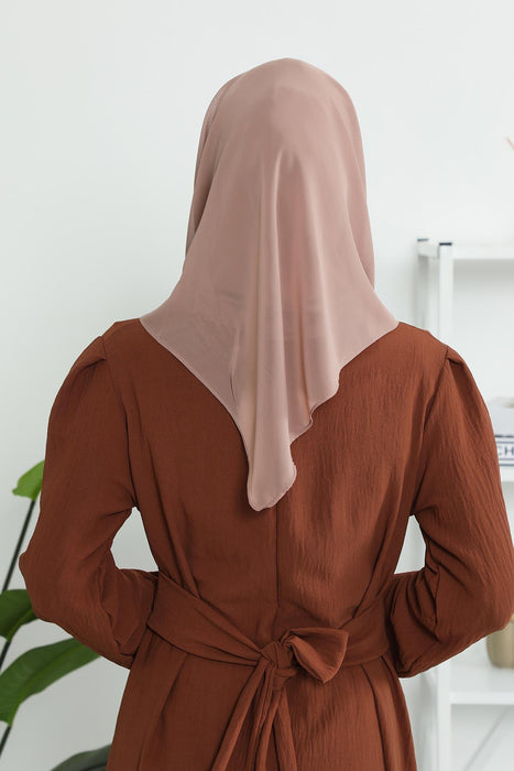 Instant-Chiffon-Schal für Damen mit Baumwollhaube, Chiffon-Turbanmütze, Kopfwickel, Instant-Turbanschal, PS-45