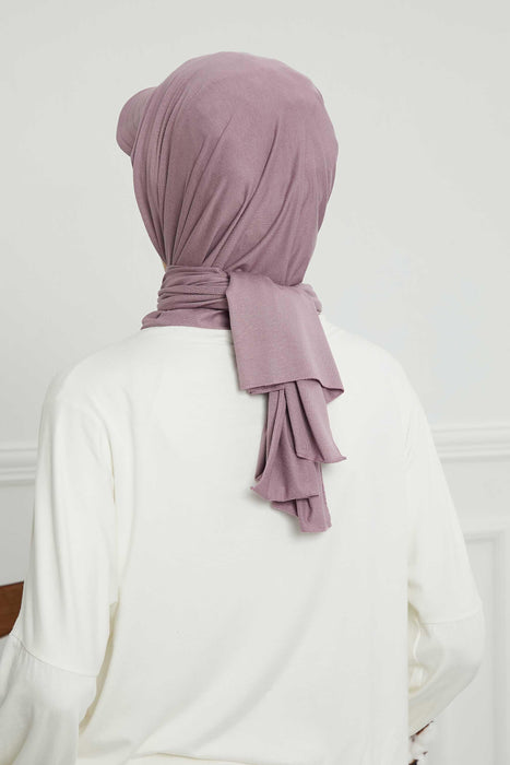 Instant Cotton Shawl Newsboy Scarves 95% Cotton Bandana Women's Cap Turban Visor Stylish Hijab Hat Turban Head Wraps,SS-1 Lilac