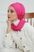 Instant Turban Cotton Scarf Head Turbans For Women Headwear Stylish Elegant Design,HT-81 Fuchsia