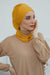 Instant Turban Cotton Scarf Head Turbans For Women Headwear Stylish Elegant Design,HT-81 Mustard Yellow