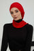 Instant Turban Cotton Scarf Head Turbans For Women Headwear Stylish Elegant Design,HT-81 Red
