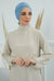 Plain Instant Turban Cotton Scarf Head Wrap, Belted Turban Bonnet for Women, Chic Design Instant Turban Hijab, Plain Chemo Bonnet Cap,B-31 Blue