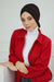 Plain Instant Turban Cotton Scarf Head Wrap, Belted Turban Bonnet for Women, Chic Design Instant Turban Hijab, Plain Chemo Bonnet Cap,B-31 Black