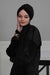 Velvet Maharajah-Style Instant Turban Hijab for Women, Elegant Pre-Tied Velvet Headwrap, Luxurious Lightweight Modest Hijab Headwear,B-4K Black