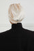 Velvet Bowtie Instant Turban Hijab Luxurious Velour Headwrap with Elegant Bow Detail, Comfortable & Fashionable Headwrap for Women,B-7K Beige