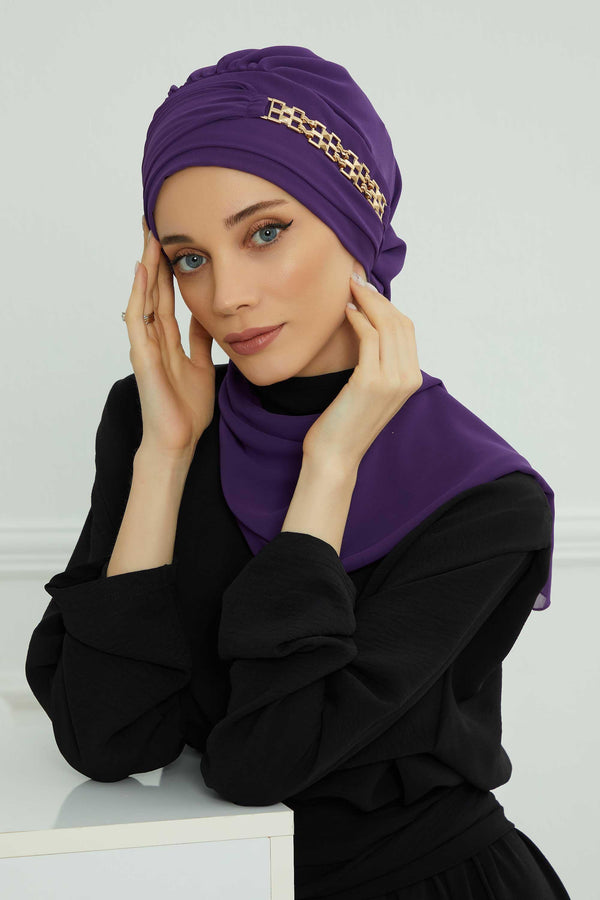 Instant Chiffon Turbans