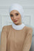 Instant Turban Lightweight Cotton Scarf Head Turbans For Women Headwear Stylish Elegant Design,HT-96 White