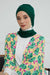Instant Turban Lightweight Cotton Scarf Head Turbans For Women Headwear Stylish Elegant Design,HT-96 Green