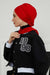 Instant Turban Lightweight Cotton Scarf Head Turbans For Women Headwear Stylish Elegant Design,HT-96 Red