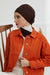 Instant Turban Lightweight Cotton Scarf Head Turbans For Women Headwear Stylish Elegant Design,HT-96 Brown