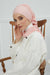 Instant Turban Lightweight Cotton Scarf Head Turbans For Women Headwear Stylish Elegant Design,HT-96 Powder