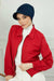 Instant Turban Newsboy Hat for Women, 95% Cotton Women's Visor Cap, Stylish Chemo Bonnet Visor Cap, Handmade Women Newsboy Headwear,B-71 Navy Blue