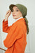 Instant Turban Newsboy Hat for Women, 95% Cotton Women's Visor Cap, Stylish Chemo Bonnet Visor Cap, Handmade Women Newsboy Headwear,B-71 Army Green