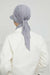 Instant Turban Newsboy Hat for Women, 95% Cotton Women's Visor Cap, Stylish Chemo Bonnet Visor Cap, Handmade Women Newsboy Headwear,B-71 Grey 2
