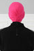 Instant Turban Plain Cotton Scarf Head Wrap Lightweight Hat Bonnet Cap for Women,B-9 Fuchsia