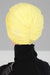 Instant Turban Plain Cotton Scarf Head Wrap Lightweight Hat Bonnet Cap for Women,B-9 Yellow