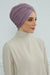 Instant Turban Plain Cotton Scarf Head Wrap Lightweight Hat Bonnet Cap for Women,B-9 Lilac