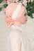 Instant Turban Plain Cotton Scarf Head Wrap Lightweight Multicolor Headwear Plain Bonnet Cap with Stylish Cotton Band,B-50 Powder - Ivory