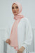 Jersey Cotton Shawl for Women Modesty, Head Wrap Turban, Cap Headwear Rectangle Combed Cotton Hijab,CTS-5 Powder