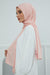 Jersey Cotton Shawl for Women Modesty, Head Wrap Turban, Cap Headwear Rectangle Combed Cotton Hijab,CTS-5 Powder