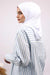 Jersey Shawl for Women Instant Combed Cotton Shawl for Women Cotton Modesty Instant Turban Cap Hat Head Wrap Ready to Wear Scarf,PS-16 White