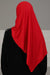 Jersey Shawl for Women Instant Combed Cotton Shawl for Women Cotton Modesty Instant Turban Cap Hat Head Wrap Ready to Wear Scarf,PS-16 Red