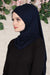 Jersey Shawl Instant Combed Coton Shawl Head Wrap Instant Modesty Turban Cap Scarf Ready to Wear Hijab,PS-43 Navy Blue
