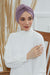 Maharajah Instant Turban Hijab for Women Headwrap Lightweight Headscarf Modest Headwear, Plain Stylish Bonnet Cap for Women,B-4 Lilac