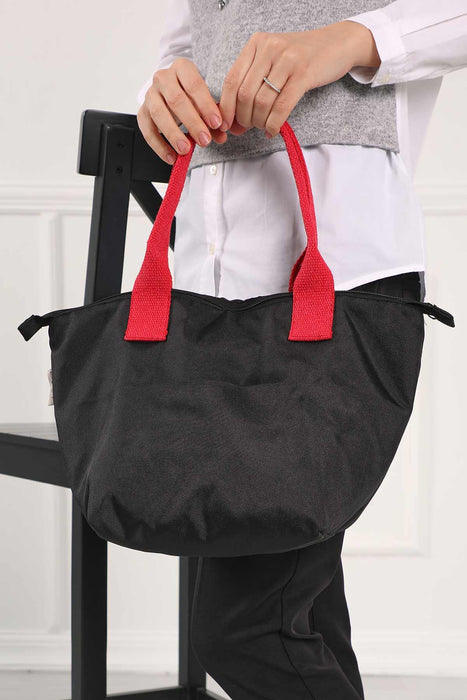 Polyamide Canvas Zippered Handbag Daily Travel Shopping Bag,CK-31