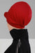 Soft Cotton Newsboy Visor Cap for Women, Stylish Lightweight Plain Turban Visor Cap for Daily Use, Fashionable Turban Chemo Headwrap,B-30 Maroon