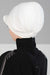 Soft Cotton Newsboy Visor Cap for Women, Stylish Lightweight Plain Turban Visor Cap for Daily Use, Fashionable Turban Chemo Headwrap,B-30 Ivory