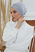 Soft Pre-Tied Shirred Turban for Women, Cotton Instant Turban Headwrap, Hair Loss & Chemo Friendly Bonnet Cap with Chic Shirred Design,B-20 Grey 2