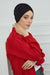 Soft Pre-Tied Shirred Turban for Women, Cotton Instant Turban Headwrap, Hair Loss & Chemo Friendly Bonnet Cap with Chic Shirred Design,B-20 Black