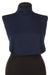 Stylish Cleavage Cover for Dresses & Tops, Decollete Concealer Neck Collar, Neck and Chest Cover-up, Neckline Upper Chest Cover Panel,DK-1 Navy Blue