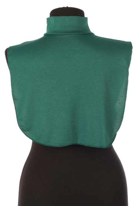 Stylish Cleavage Cover for Dresses & Tops, Decollete Concealer Neck Collar, Neck and Chest Cover-up, Neckline Upper Chest Cover Panel,DK-1 Green