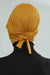 Stylish Visor Cap Instant Turban Hijab for Women, Trendy Visor Cap for Hair Loss Patients, Chemo Visor Cap, Visor Full Head Covering,B-66 Mustard Yellow