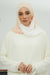 Two Colors Instant Shawl Scarf Chiffon Turban Head Wrap for Women,CPS-84 Beige-Ivory