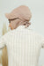 Visored Ninja Bonnet Cap for Women, Elegant Looking Visor Cap for Women, Lightweight Plain Cotton Turban with Inner Ninja Bonnet Cap,B-75 Mink