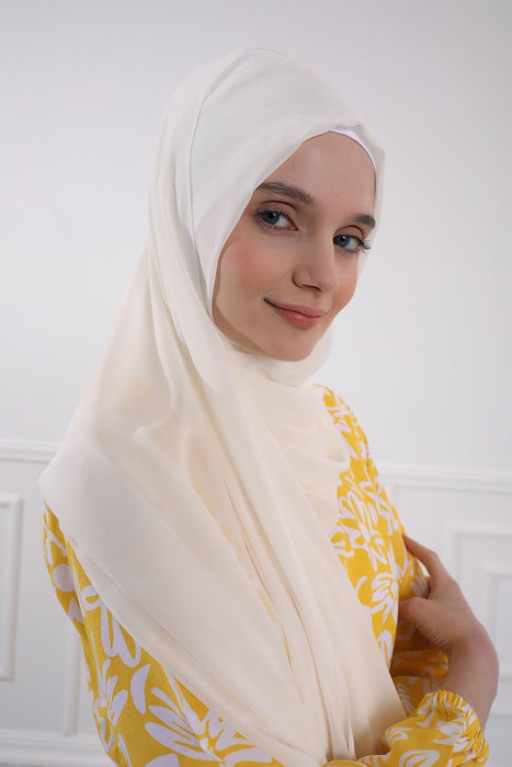 Women Instant Chiffon Shawl Modesty Turban Hijab Head Wrap Ready to Wear Women Headscarf made from Chiffon Fabric with Color Options,PS-11